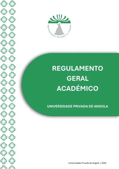 Regulamento Geral Académico cover