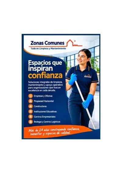 Brochure Zonas Comunes cover