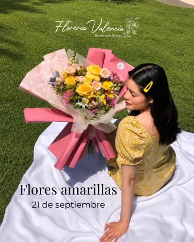 Flores amarillas - Catálogo floral cover