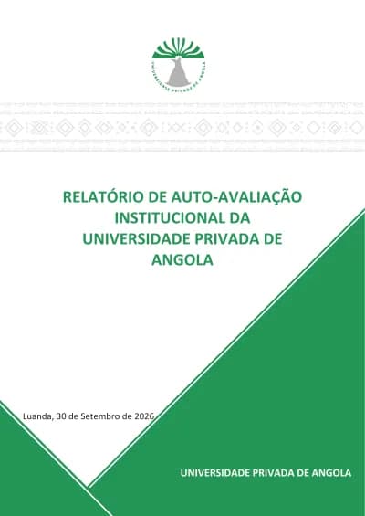 Relatório de Auto-Avaliação Institucional da Universidade Privada de Angola - 2026 cover