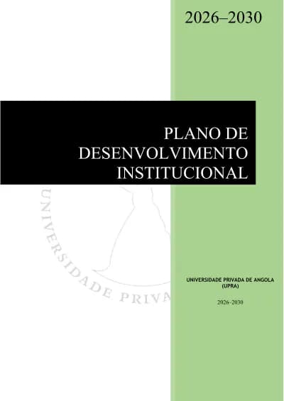 Plano de Desenvolvimento Institucional 2026-2030 cover