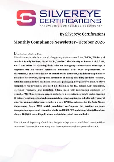 Monthly Compliance Newsletter, October 2026 cover