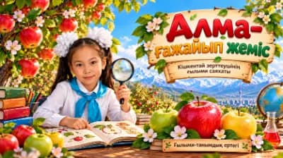 Алма туралы балалар зерттеуі cover