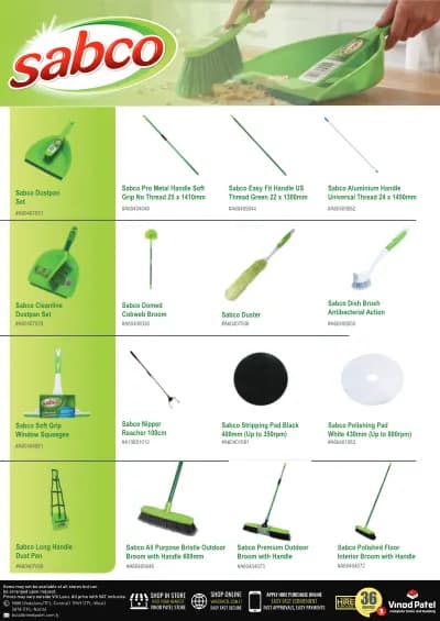Sabco Cleaning Equipment Catalogue cover